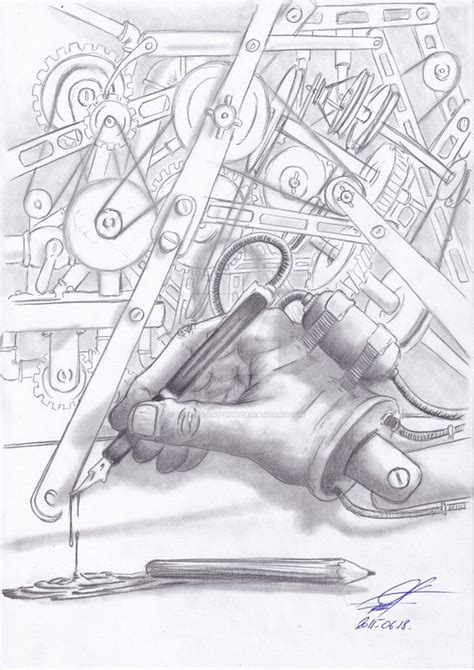 Mechanic drawing by Joseph-Art-HUN on DeviantArt