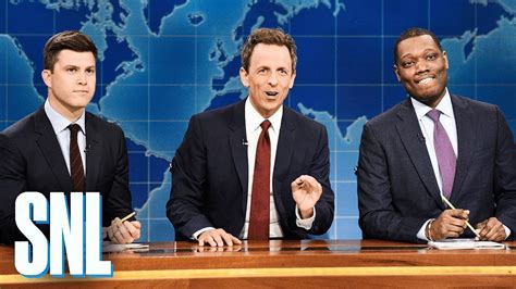 Weekend Update: Really!?! with Seth Meyers, Colin Jost and Michael Che ...