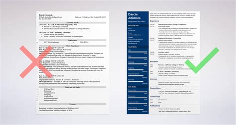 Sample Architecture Resumes