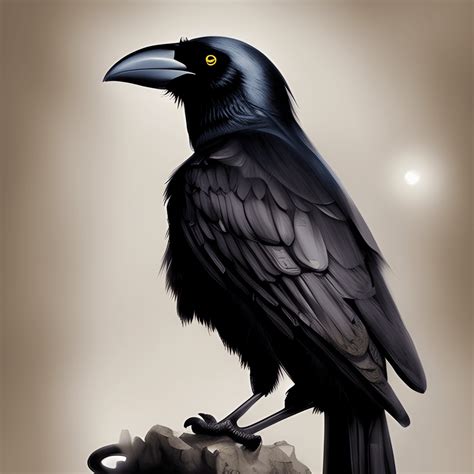 Crow Fantasy Concept Art · Creative Fabrica