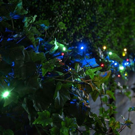 Solar Powered String Lights 50 Multicolor - 2 PK