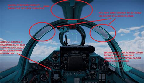 The MIG-23 Cockpit Layout Is So Terribly Designed. That Overhead Bar Itself Is So Noticeable And ...