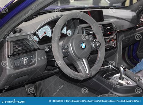 Switzerland; Geneva; March 8, 2018; BMW M3 CS Interior; the 88th ...