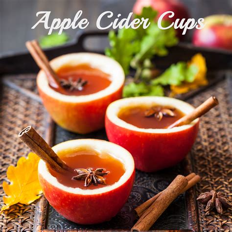 Apple Cider Cups - Melissa's Foodies