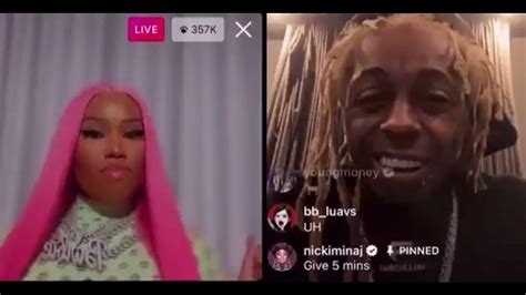 Nicki Minaj interviews Lil Wayne on IG Live - YouTube