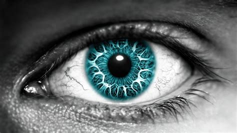 Eye Wallpaper 4K, Iris, Blue eyes, Closeup, Macro