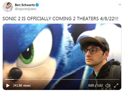 Sonic Movie Sequel Release Date Set for April 2022 « SEGADriven