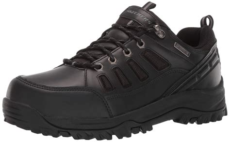 Skechers Relment-semego Waterproof Hiker Lo Hiking Shoe Bbk 10 Wide Us ...