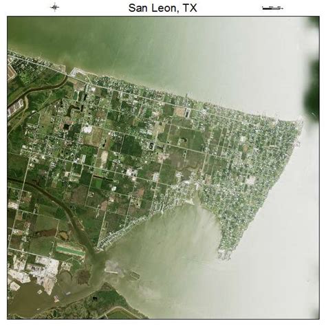 Aerial Photography Map of San Leon, TX Texas