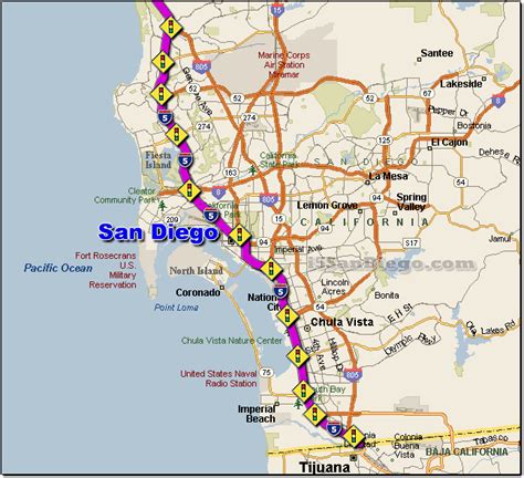 i-5 San Diego Traffic Maps and Road Conditions