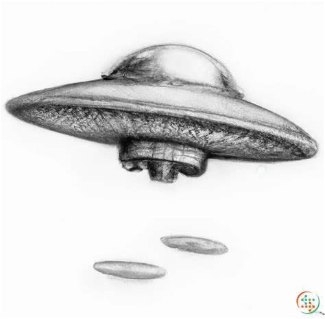 Pencil Drawing Of Flying Saucer | Artificial Design