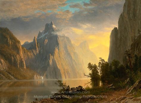 Rocky Mountains Artwork By Albert Bierstadt Oil Painting, 53% OFF