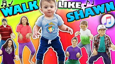 WALK LIKE SHAWN ♫ Music Video for Kids ♬ Dance Song - YouTube