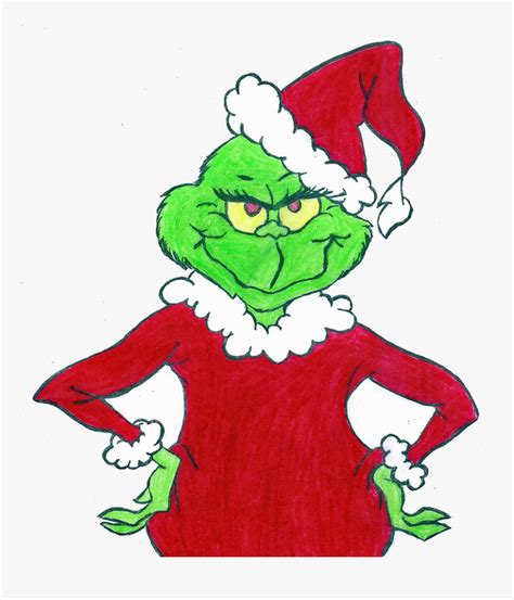 Grinch Free Cartoon Cliparts Clip Art Transparent Png - Drawing Grinch Full Body, Png Download ...