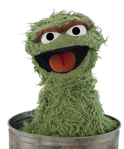 Oscar in his trash can | Oscar the Grouch | Pinterest | Childhood