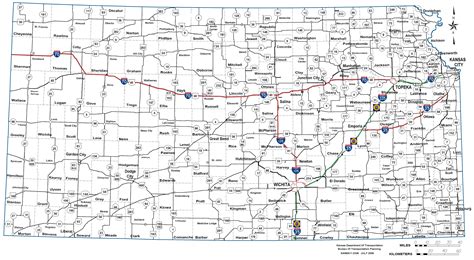 Kansas State Map With Highways | Zip Code Map