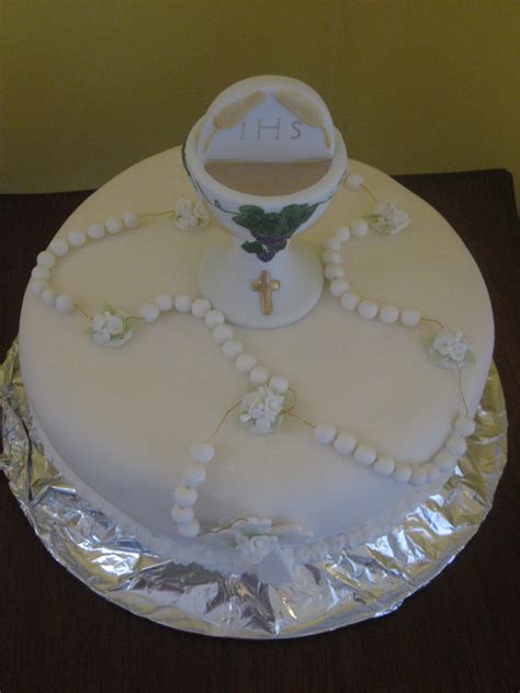 Boy's First Communion Cake - CakeCentral.com