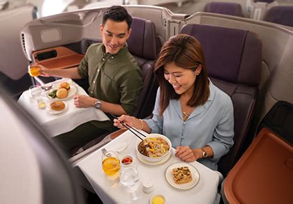 Digital menus on Singapore Airlines - SilverKris