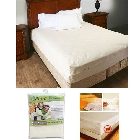 King Size Vinyl Zippered Mattress Cover Protector Dust Bug Allergy ...