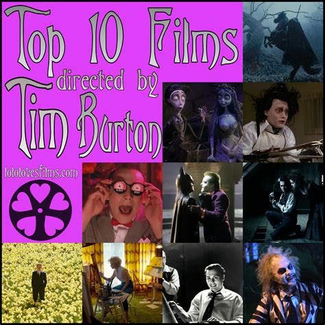 Top 10 Films Directed by Tim Burton! | Lolo Loves Films