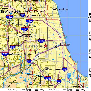 Cicero, Illinois (IL) ~ population data, races, housing & economy