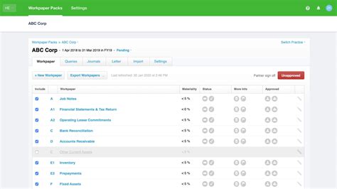 Xero Workpapers – Working Papers For Accounting | Xero