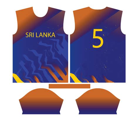 Srilanka cricket team sports kid design or Sri Lankan cricket jersey ...