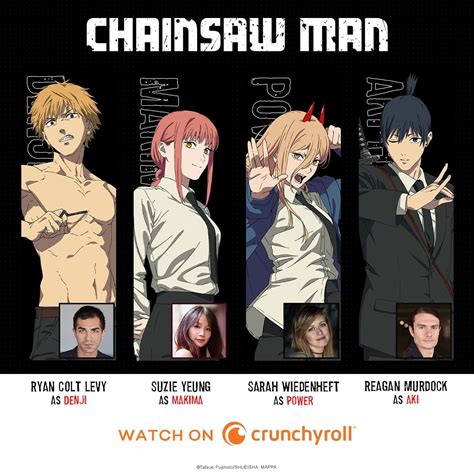 "Chainsaw Man" Announces English Dub Cast, Japanese Voice Cast Additions, And Huge Array Of ...