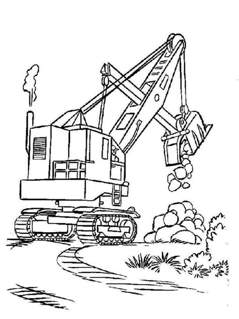 Construction Vehicles coloring pages. Download and print construction ...