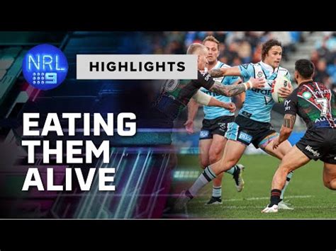 NRL Highlights: Warriors v Sharks - Round 20 | NRL on Nine - YouTube