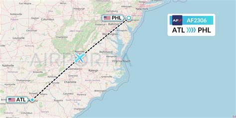 AF2306 Flight Status Air France: Atlanta to Philadelphia (AFR2306)