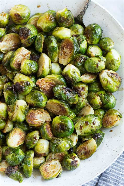 Roasted Brussels Sprouts {with Balsamic and Honey} - Cooking Classy