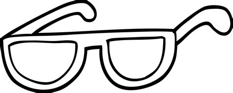 black and white cartoon sunglasses 12478646 Vector Art at Vecteezy