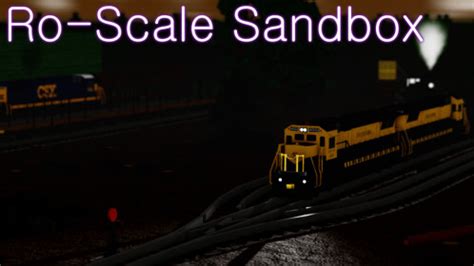 [BRITISH STEAM + MORE!] RO-Scale Sandbox - Roblox