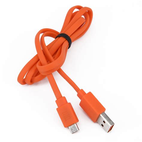 Micro USB Fast Charger Flat Cable Cord for JBL Flip 3 4 Pulse 2 charge ...