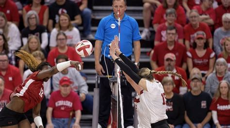 Wisconsin hands No. 1 Nebraska volleyball its first loss of the 2023 ...