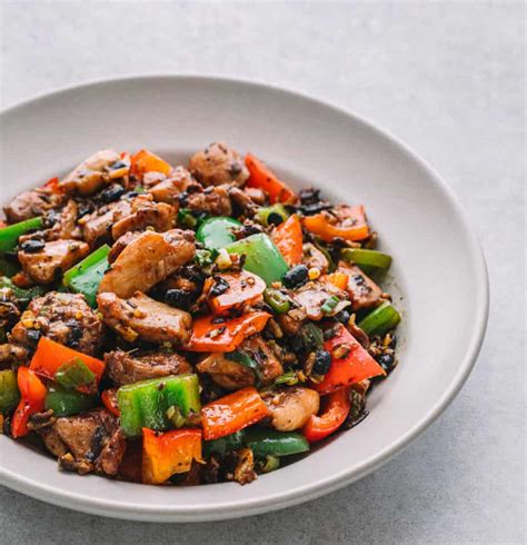 Chicken in Black Bean Sauce - Posh Journal