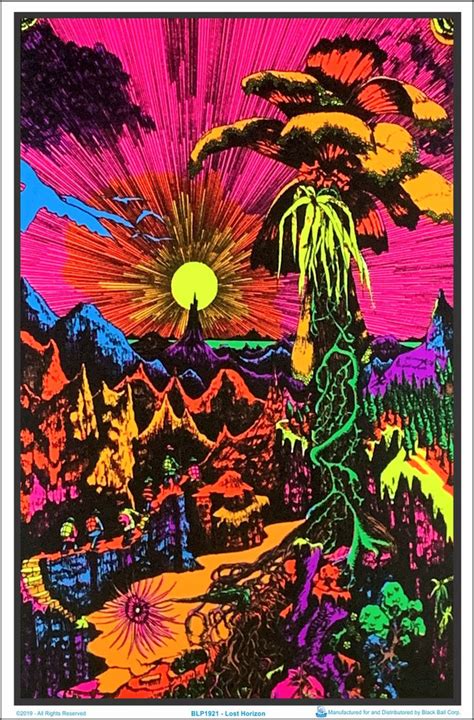 Lost Horizon Black Light Poster 23 x 35 - The Blacklight Zone