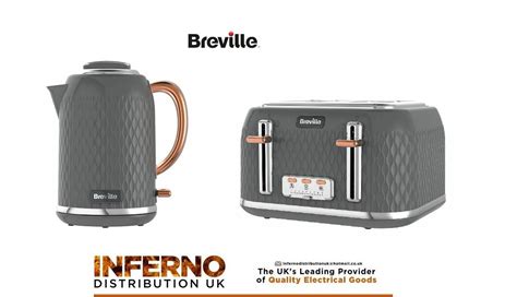 Breville Curve Kettle And Toaster - Grey