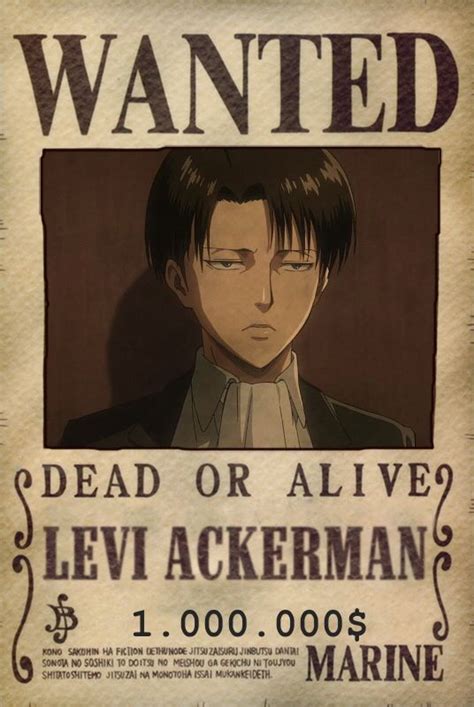 ~ levi wanted poster ~ | Anime printables, Anime wallpaper phone, Anime wallpaper live