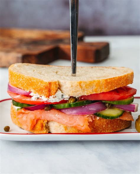 Smoked Salmon Sandwich – A Couple Cooks