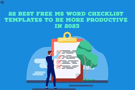 22 Best Free MS Word Checklist Templates to Be More Productive in 2023 ...