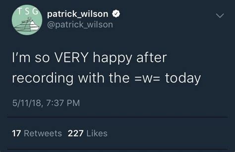 Is Pat the one who really liked working with Jake Sinclair? If so, this ...