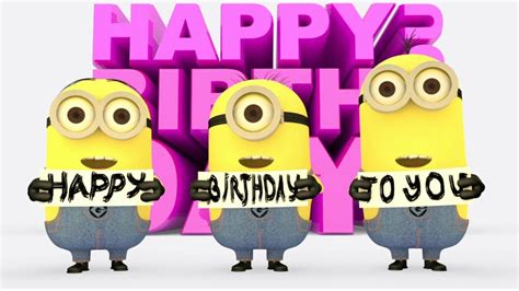 Minions Happy Birthday GIF, Memes, Images and Songs