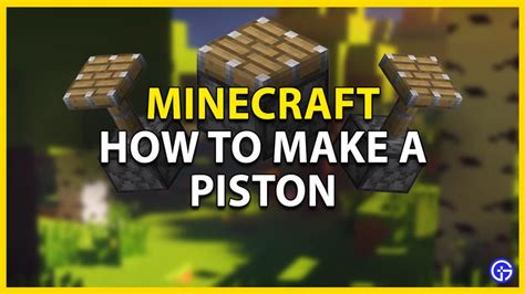 How To Make A Piston In Minecraft - Gamer Tweak