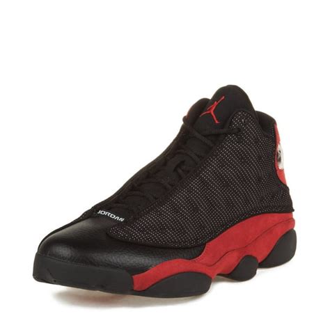 Air Jordan - Nike Mens Air Jordan Retro 13 "Bred" Black/Varsity Red ...