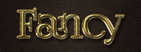 Fancy Gold Text Effect - Planet Photoshop