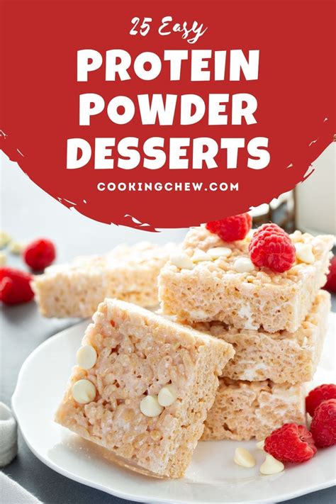 25 Easy Protein Powder Desserts