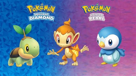 Turtwig, Chimchar, and Piplup evolution levels in Pokémon Brilliant Diamond and Shining Pearl ...