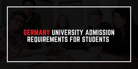 Germany University Admission Requirements for International Students ...